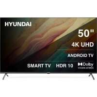 Телевизор Hyundai H-LED50BU7010 H-LED50BU7009 LED 50" Android TV Frameless черный 4K Ultra HD 60Hz MEMC DVB-T DVB-T2 DVB-C DVB-S DVB-S2 USB WiFi Smart